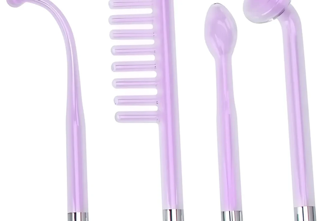 Électrode haute fréquence violette à gaz argon pour soin visage
