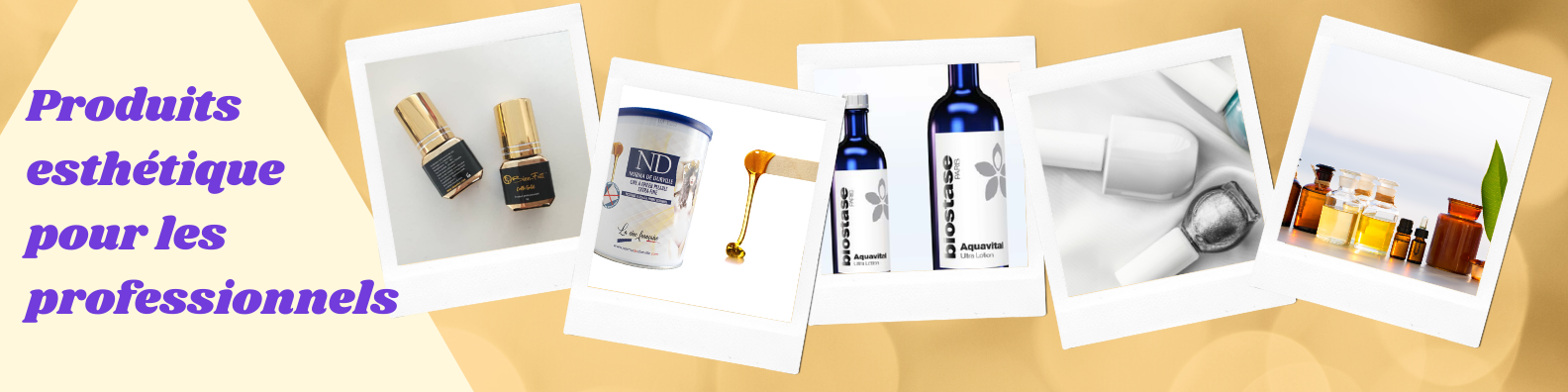 produits esthétique présentation