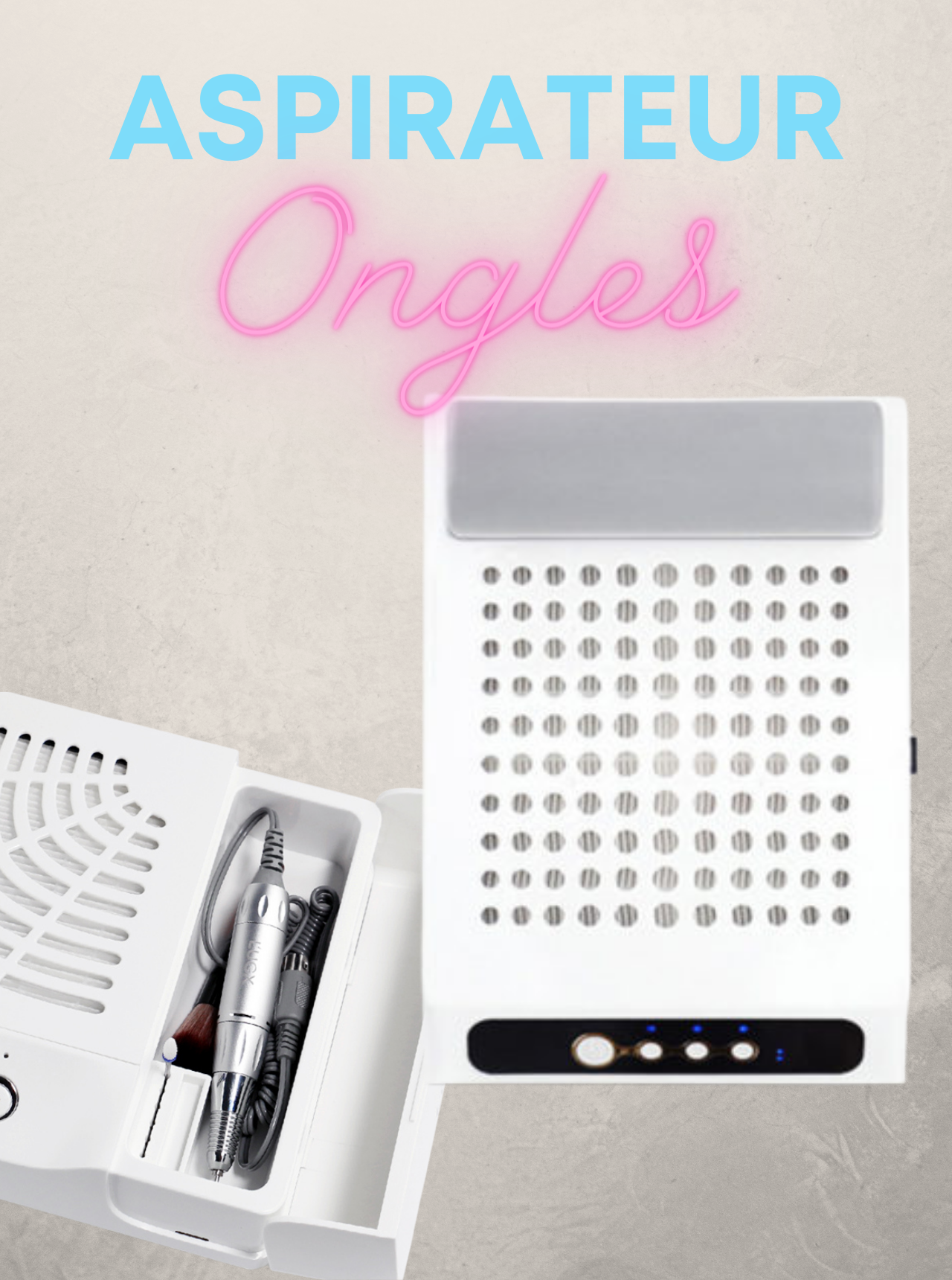 aspirateur ongles