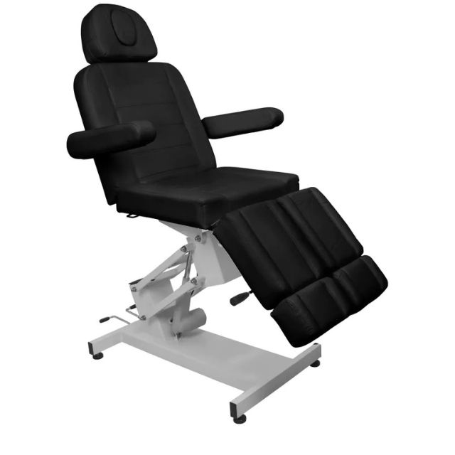 Fauteuil médical Azzurro en position assise pour soins esthétiques et médicaux.