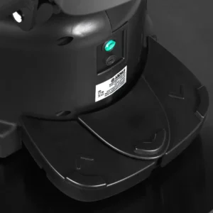 Système de pédale électrique du fauteuil professionnel Duke, pratique pour ajustements rapides en salon.